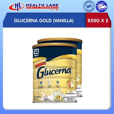 GLUCERNA GOLD (VANILLA) 850Gx2